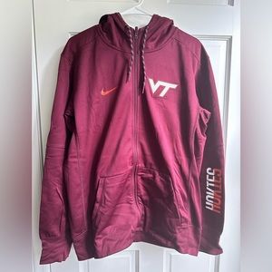 Virginia Tech Hokies Men’s Zip Jacket and Sweatpants Set